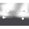 Lubinis šviestuvas Sollux Lighting Šviestuvas VECTOR 4 baltas