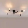 Lubinis šviestuvas Sollux Lighting Šviestuvas VECTOR 4 juodas