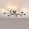 Lubinis šviestuvas Sollux Lighting Šviestuvas VECTOR 8 juodas