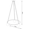 Lubinis šviestuvas Sollux Lighting Šviestuvas YOLI 3