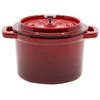 Emaliuotas ketaus mini puodas, raudonas, 0,65 l.