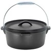 Kamado Bono Ketaus puodas su dangčiu Dutch Oven 4L
