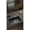 Deante granitinė virtuvinė plautuvė Deante Eridan, ZQE_N103, Nero