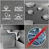 Deante granitinė virtuvinė plautuvė Deante Corda, ZQA_S10B, Metallic pilkas