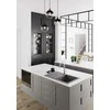 Deante granitinė virtuvinė plautuvė Deante Andante, ZQN_S113, Metallic pilkas