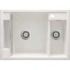 Deante granitinė virtuvinė plautuvė su magnetais Deante Magnetic ZRM A503, Alabaster