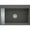 Deante granitinė virtuvinė plautuvė su magnetais Deante Magnetic ZRM_T10B, Anthracite metallic