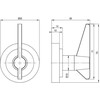 Deante Temisto kabliukas ADT_M111, Brass