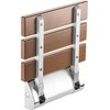 Deante Vital sieninė atlenkiama dušo sėdynė NIV_451P, Chrome/Brown