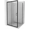 Dušo kabina Mexen Apia, Juodas, 95 x 70 cm