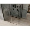 Dušo kabina Mexen Omega, Juodas, 130 x 80 cm