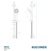 Dušo komplektas Kuchinox MEVA, NKM_01A1, Chrome