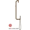Dušo komplektas su maišytuvu Deante Silia NQS_C4XM, Brushed bronze