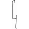 Dušo komplektas su maišytuvu Deante Silia NQS_F4XM, Brushed steel
