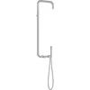 Dušo komplektas su maišytuvu Deante Silia Hexa NHS_F4XM, Brushed steel