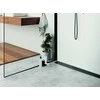 Dušo latakas Laveo Basso 2in1, 60 cm, Juodas Glass (montuojamas prie sienos)