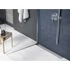 Dušo latakas Laveo Basso 2in1, 70 cm, Inox (montuojamas prie sienos)