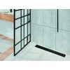 Dušo latakas Laveo Basso 2in1, 90 cm, Juodas