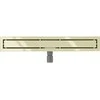 Dušo latakas Mexen Flat 2 in 1, Gold, 120 cm