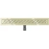 Dušo latakas Mexen Flat Dots, Gold, 80 cm