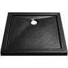 Dušo padėklas Besco Aquarius SlimLine Stone Effect New, 80 x 80 x 5,5 cm