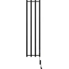 Elektrinis rankšluosčių džiovintuvas su rankšluosčių kabykla Mexen Pino, 1405 x 347 mm, 250 W, juodas