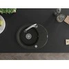 Granitinė virtuvinė plautuvė Mexen Kevin su maišytuvu ir sifonu, Metallic juodas/auksinis+Chrome