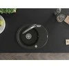 Granitinė virtuvinė plautuvė Mexen Kevin su maišytuvu ir sifonu, Metallic juodas/auksinis+Juodas/Chrome