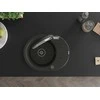 Granitinė virtuvinė plautuvė Mexen Kevin su maišytuvu ir sifonu, Metallic juodas/auksinis+Juodas/Chrome