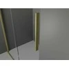 Stumdomos dušo durys Mexen Velar, Brushed auksinis, 130 cm