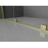 Stumdomos dušo durys Mexen Velar, Brushed auksinis, 130 cm