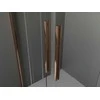 Stumdomos dušo durys Mexen Velar DUO, Rose auksinis, 180 cm