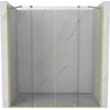 Stumdomos dušo durys Mexen Velar DUO, Brushed auksinis, 180 cm