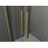 Stumdomos dušo durys Mexen Velar DUO, Brushed auksinis, 170 cm