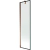 Vonios sienelė Mexen Next I, Rose auksinis/Juodas frame, 50 x 150 cm