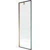Vonios sienelė Mexen Next I, Rose auksinis/Juodas frame, 60 x 150 cm