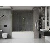 Vonios sienelė Mexen Velar Duo II, Brushed auksinis, 150 x 150 cm