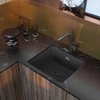 Granitinė virtuvinė plautuvė Deante Momi, ZKM_T10A, Anthracite metallic