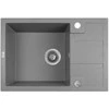 Granitinė virtuvinė plautuvė Laveo Barbados SBB_513T, Pilkas