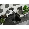 Kuchinox Granitinė virtuvinė plautuvė Laveo Chichi SBH_710T, Juodas