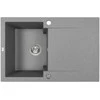 Granitinė virtuvinė plautuvė Laveo Chichi SBH_511Y, Pilkas