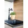 Kuchinox Granitinė virtuvinė plautuvė Laveo Chichi SBH_710T, Juodas