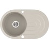 Granitinė virtuvinė plautuvė Laveo Dafne SBD_481T, rusvai gelsvas
