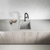 Granitinė virtuvinė plautuvė Laveo Hub SPH_510Y, Pilkas