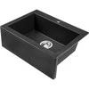 Granitinė virtuvinė plautuvė Laveo Komodo SBK_710A, Juodas