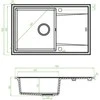 Laveo Plautuvė MEGALO 50x78 SBE 711T