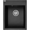 Granitinė virtuvinė plautuvė Laveo Monchichi SBO_710Y, Juodas