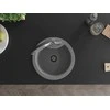 Granitinė virtuvinė plautuvė Mexen Diego su maišytuvu ir sifonu, Pilkas+Juodas/Chrome