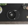Granitinė virtuvinė plautuvė Mexen Kevin su maišytuvu ir sifonu, Juodas+Juodas/Chrome