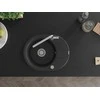 Granitinė virtuvinė plautuvė Mexen Kevin su maišytuvu ir sifonu, Metallic juodas/sidabrinis+Chrome